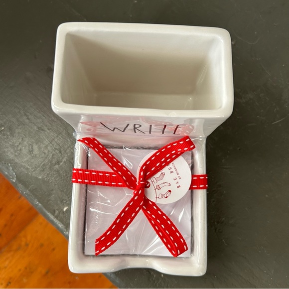 Rae Dunn WRITE Pen/Note Holder - Picture 4 of 13